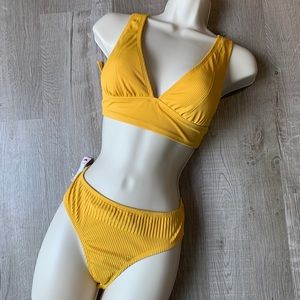 XHILARATION Ribbed Texture Swimset